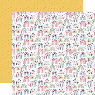 Echo Park Play All Day Girl Designpapier -  Rainbows & Stars